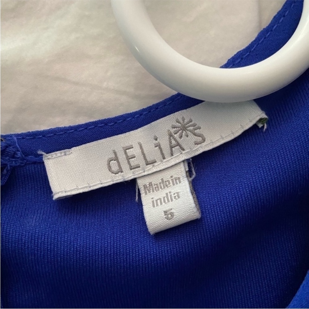 Delia’s pleated Front Royal Blue Dress - Picture 4 of 4